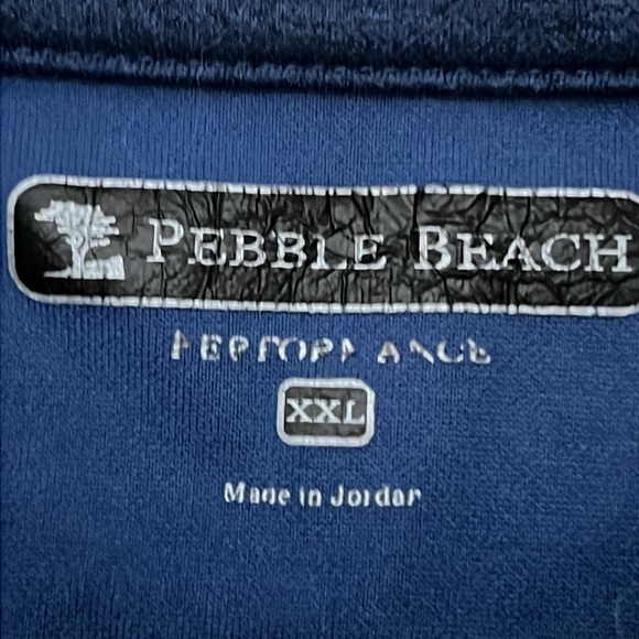 Men’s EUC Pebble beach golf performance 1/4 zip jacket Sz XXL - Picture 3 of 4